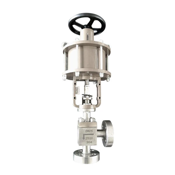 Pneumatic Angle Globe Valves